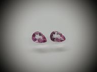 Pink topaz pair 1.95 ct 7х5 mm