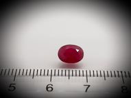 Unheated ruby 1.49 ct 7.7х6.1 mm