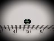 Green blue sapphire oval 0.56 ct 5.6х3.9 mm