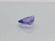 Tanzanite pear 3.71 ct 12.1x9.1 mm certified