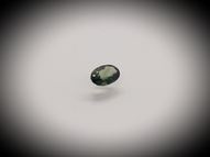 UNheated green sapphire 0.55 ct 6х4 mm