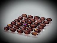 Red garnet set 30 pcs. 8.56 ct 5х3 mm