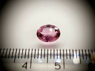 Pink tourmaline 1.23 ct 7.5x6.5 mm