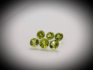 Peridot set 6 pcs 2.44 ct 4.6 mm