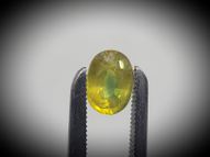 Unheated sapphire yellow with blue 2.25 ct 9х6.6 mm