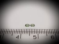 Alexandrite pair 0.11 ct 2.8x1.8 mm