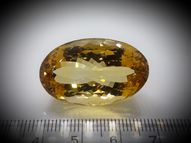 Citrine 53.06 ct 30.8x19.1 mm CERTIFIED