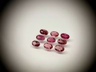 Tourmaline rubellite set 9 pcs. 2.12 ct 5x3 mm