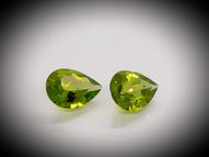 Peridot pair 4.87 ct 11x8 mm