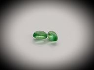 Emerald cabochon pair 1.03 ct 6х4 mm