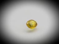 Yellow with blue sapphire 1.01 ct 6.7х5.4 mm