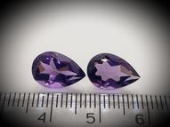 Amethyst pair 5.73 ct 12x8 mm