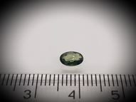 UNheated green sapphire 0.55 ct 6х4 mm