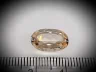 Peach beryl 3.94 ct 13.6 х 8.4 mm