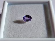 Unheated violet sapphire 0.77 ct 6.3х4.3 mm (color change)