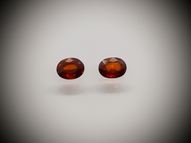 Pair of spessartine garnet 1.12 ct 5 х 4 mm