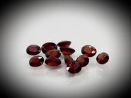 Unheated red sapphires set 1.80 ct 12 pcs