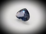 Unheated violet-blue sapphire 3.99 ct 12х9 mm certified