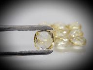 Citrine set 24.75 ct 9х9 mm