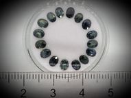 Sapphire set 3.74 ct 16 gab. 4х3 mm