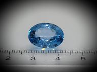 Blue topaz 12.14 ct 15.2x11.2 mm