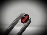 Red sapphire 0.61 ct 6х4 mm