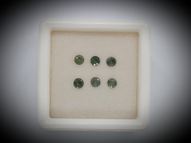 Alexandrite set 6 pcs. 0.44 ct 2.6 mm