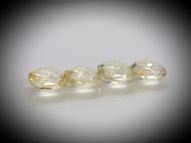 Citrine set 10.66 ct 9х9 mm