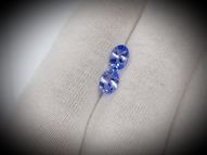 Tanzanite pair 1.50 ct 7x5 mm