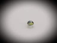 UNheated bluish-green sapphire 0.48 ct 4.3 mm