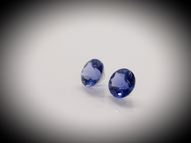 Iolite pair 2.27 ct 7 mm