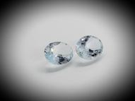 Aquamarine pair 2.65 ct 9x7 mm