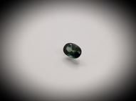 Green blue sapphire oval 0.56 ct 5.6х3.9 mm