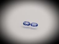 Blue sapphire pair 0.52 ct 5x3 mm