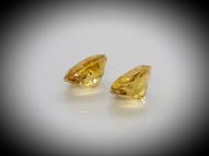 Citrine pair 6.76 ct 11x9 mm 