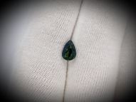 Unheated green sapphire 1.14 ct 8х5.3 mm