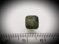 Unheated green sapphire 5.61 ct 9.1x8.5 mm