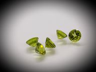 Peridot set 5 pcs 3.65 ct 5.5 mm