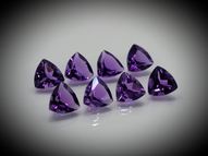 Amethyst set 8 pcs. 5.67 ct 6 mm