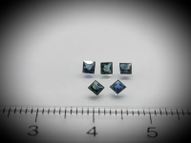 Blue sapphire set 5 pcs. 0.54 ct 2.2-2.4 mm