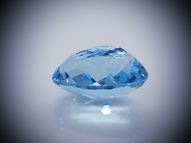 Blue topaz 29.14 ct 21.7 х 15.1 mm CERTIFIED