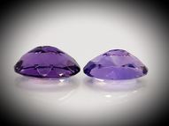 Amethyst pair 13.89 ct 16x11 mm