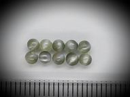 Alexandrite cat's eye set 1.27 ct 2.8 mm 10 pcs