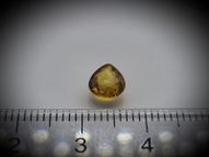 Yellow-orange sapphire 0.90 ct 6.3х6 mm