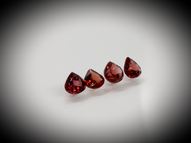 Garnet set 1.91 ct 4.7-5 mm 4 pcs.