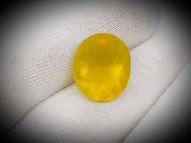 Fire honey opal 8.22 ct 16 х 13.5 mm