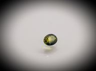 Unheated yellowish-greenish-blue sapphire 0.82 ct 6х4.5 mm