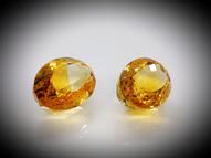 Citrine pair 24.20 ct 16x12 mm