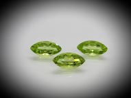 Peridot set 3.83 ct 10x5 mm