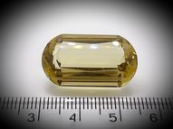 Lemon quartz 23.39 ct 26 х 14.6 mm